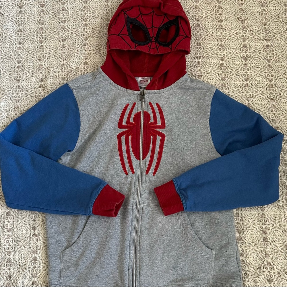 Hanna Andersson Marvel Spider-Man French Terry Hoodie | 150 - Picture 2 of 6
